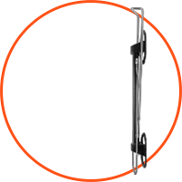 Suporte Vertical de bicicleta retrátil