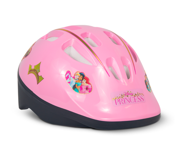 CAPACETE PRINCESAS ROSA CLARO BEBE
