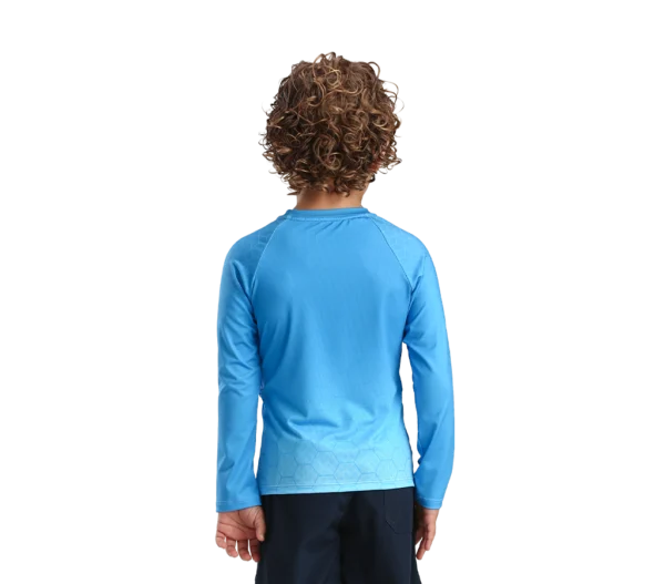 Camiseta UV Azul verso