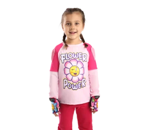 Camiseta de proteção Flower Power