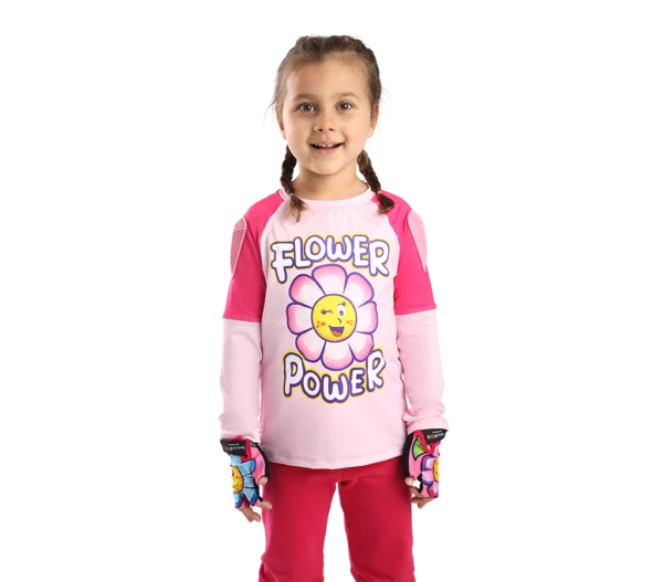 Camiseta de proteção Flower Power